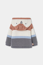 Load image into Gallery viewer, Baby Stripe Lined Zip Cardigan

