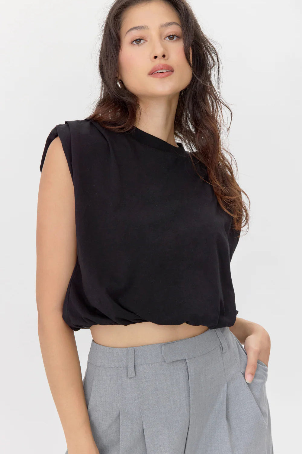bubble jersey tee