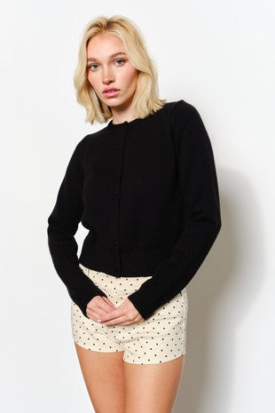 button long sleeve cardigan