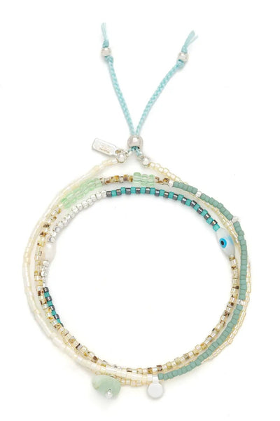 mixed bracelet-necklace courage