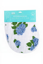Load image into Gallery viewer, Hydrangeas Burp and Bib
