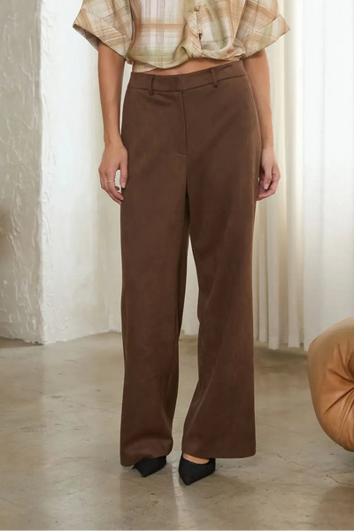 faux suede pants&nbsp;