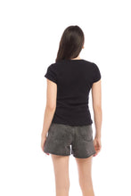 Load image into Gallery viewer, cap sleeve square neck top
