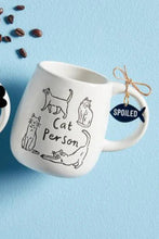 Load image into Gallery viewer, collar charm cat mug
