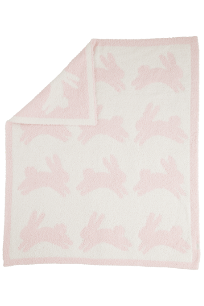 chenille bunny blanket