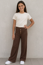 Load image into Gallery viewer, girls waffle flare pant
