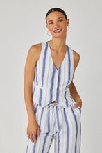 Load image into Gallery viewer, striped tailored vest
