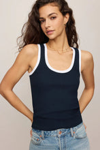 Load image into Gallery viewer, colorblock rib tank
