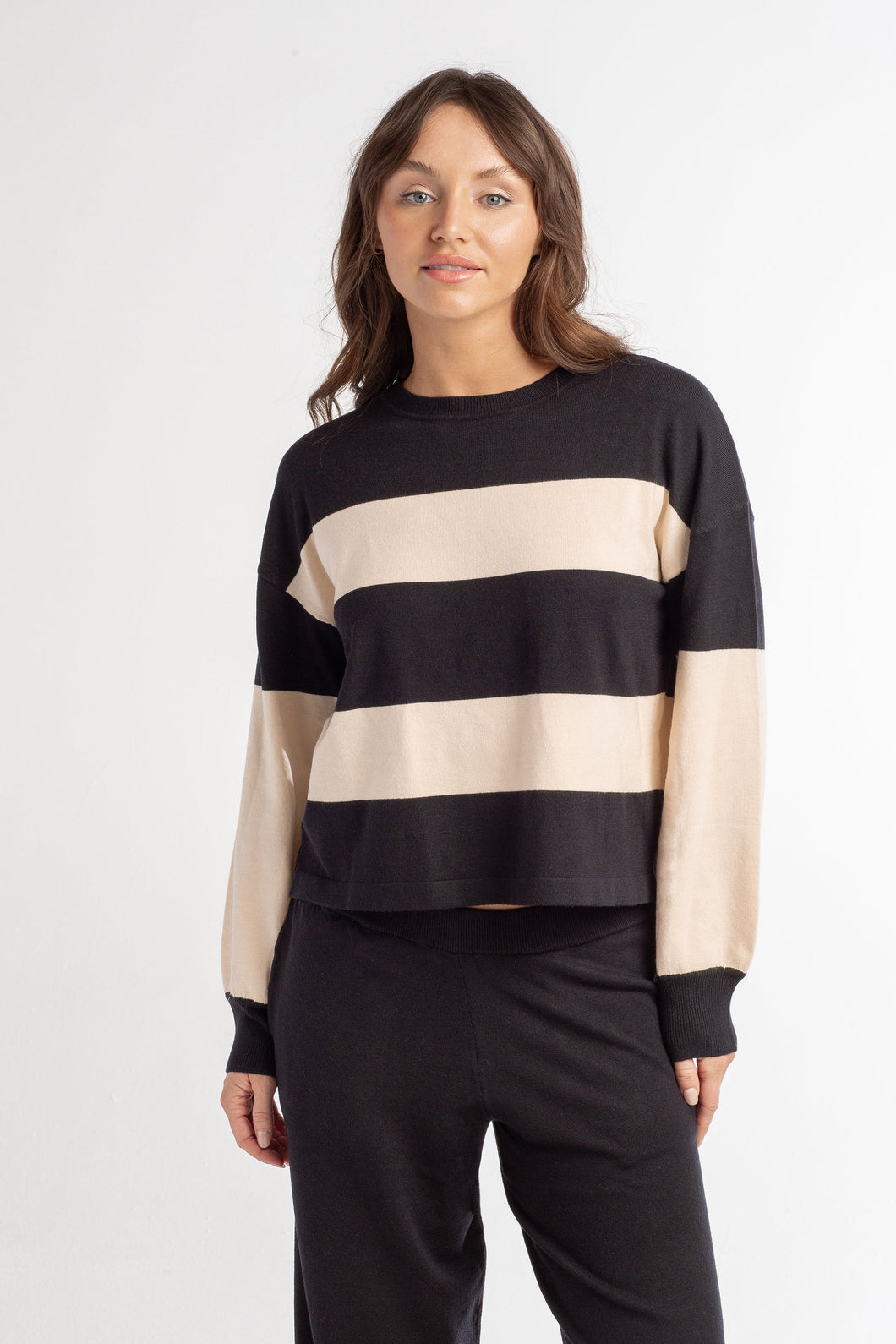 colorblock sweater