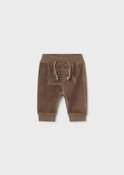 baby velour cord jog pant
