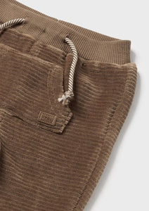 baby velour cord jog pant