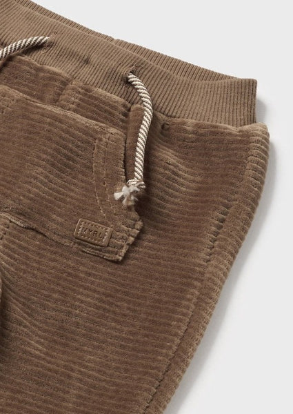 baby velour cord jog pant