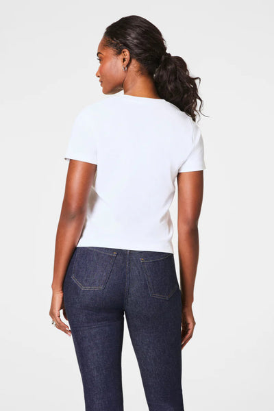 crew neck cotton short sleeve tee