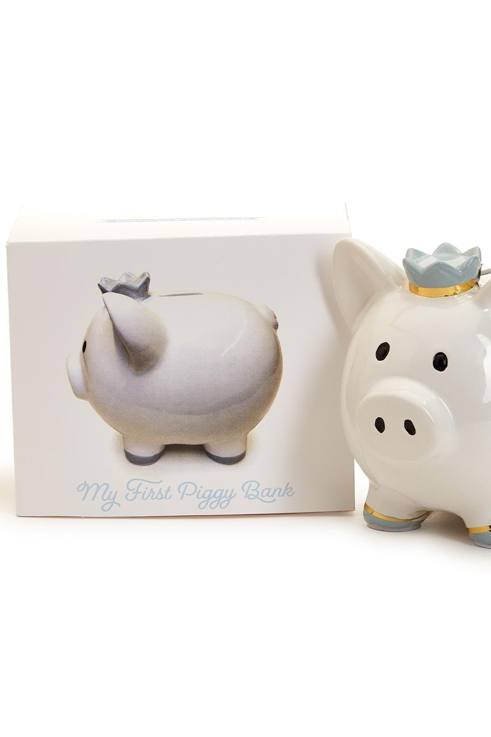 crown piggy bank