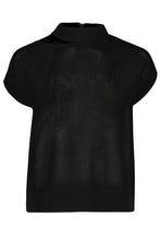 Load image into Gallery viewer, cut out short sleeve sweater
