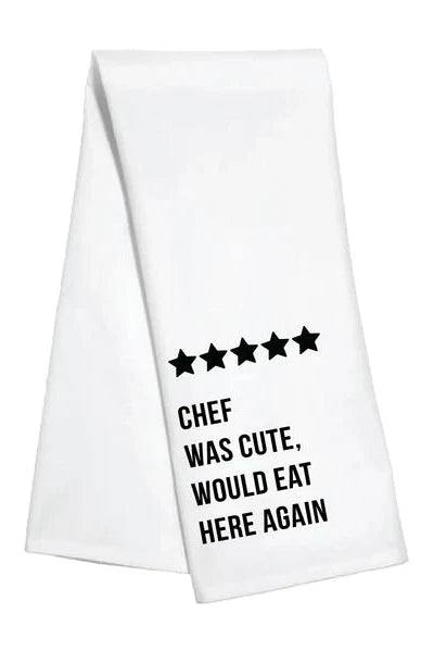 kitchen towel cute chef