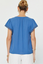 Load image into Gallery viewer, embroidered sleeve top
