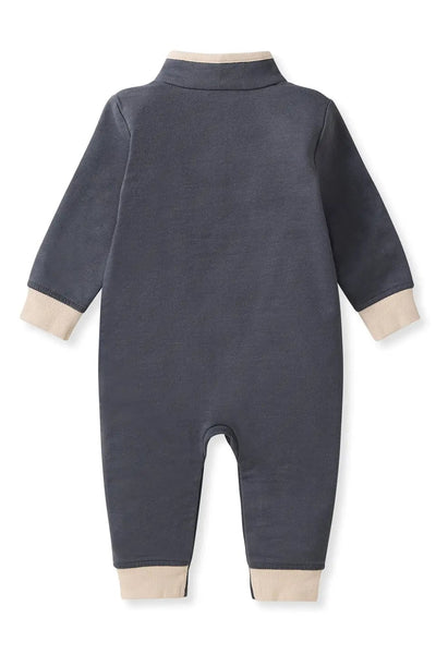 baby quarter zip jumpsuit