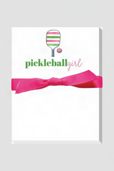 mini notepad pickleball girl