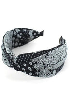 Load image into Gallery viewer, Paisley Print Headband
