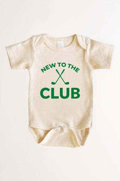 baby onesie new to the club