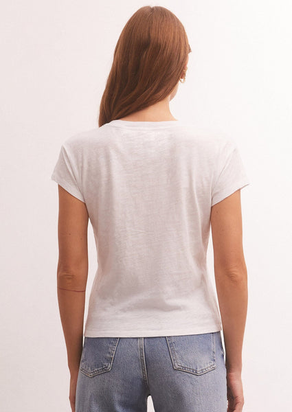 short sleeve v neck tee