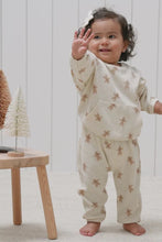 Load image into Gallery viewer, baby gingerbread waffle top+pant set
