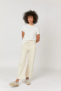 hirise wide leg crop denim