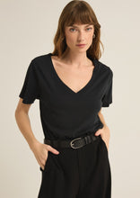 Load image into Gallery viewer, v neck girlfriend tee
