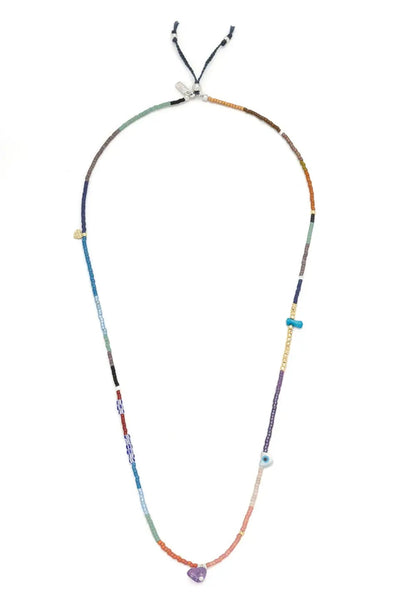 mixed bracelet-necklace protection