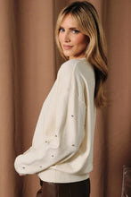 Load image into Gallery viewer, Crystal Trim Sweatshirt
