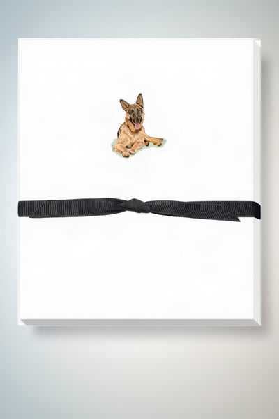 notepad german shepherd