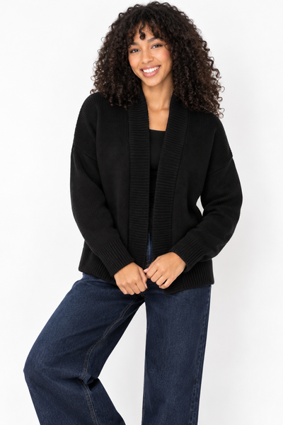 Long Sleeve Detachable Scarf Sweater