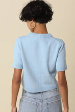 Load image into Gallery viewer, short sleeve button cardigan
