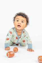 Load image into Gallery viewer, bamboo kids football footie
