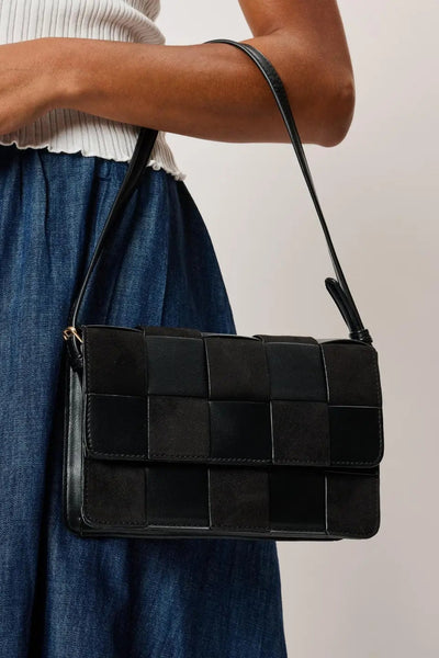 Woven Rectangular Crossbody