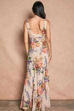 Load image into Gallery viewer, floral cowl sleeveless maxi dress
