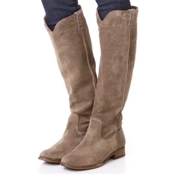 tall suede boot