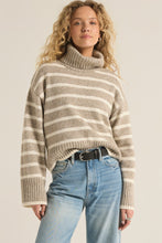 Load image into Gallery viewer, stripe tneck sweater
