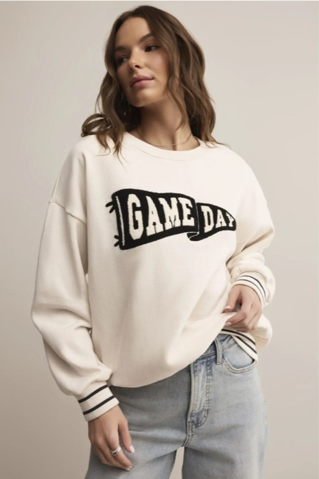 game day oversized sweatshirt