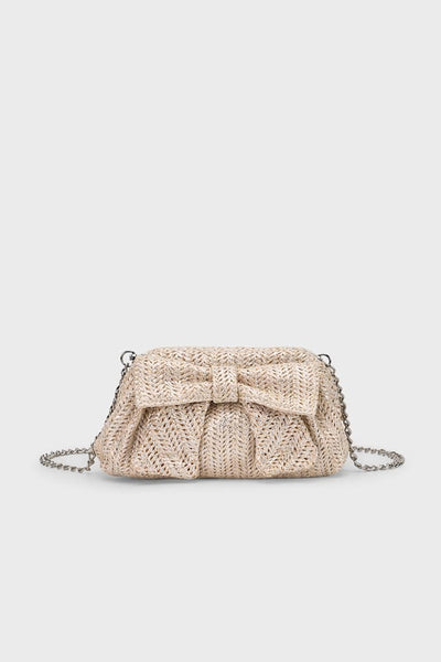 woven metallic clutch