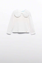 Load image into Gallery viewer, girls bow collar tee
