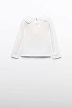 Load image into Gallery viewer, girls bow collar tee
