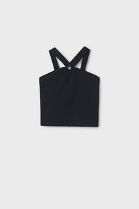 girls rib ring halter top
