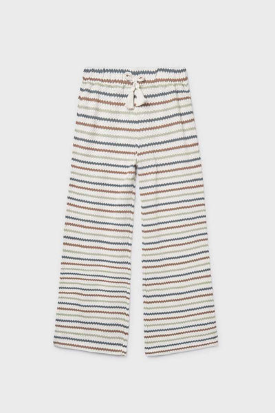 tween crochet stripe pant