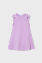 Load image into Gallery viewer, girls cutout strap tee dress
