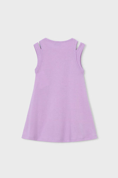 girls cutout strap tee dress