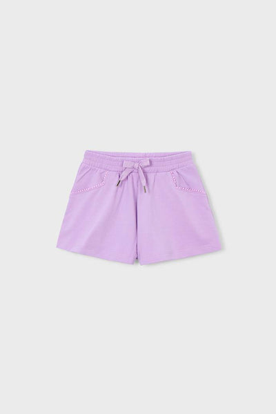 girls jersey shorts w trim
