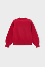 Load image into Gallery viewer, girls heart button cardigan
