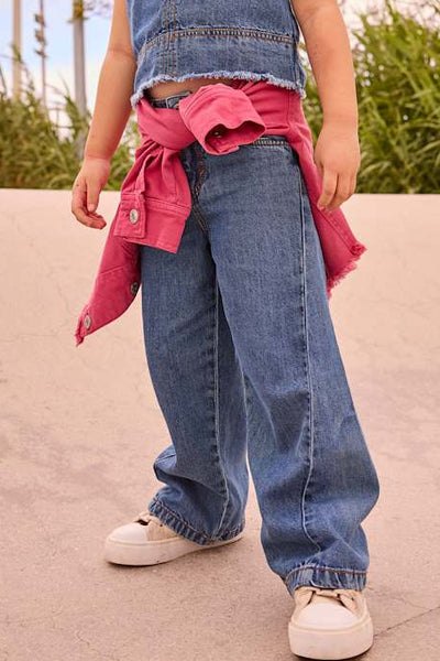 girls wide leg jean